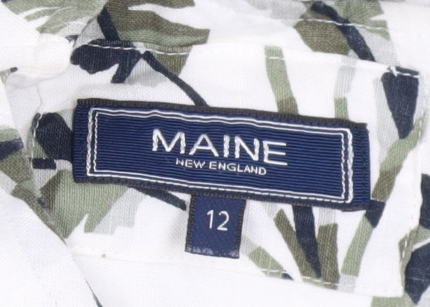 Maine New England Women's Green A-Line Dress, Size 12