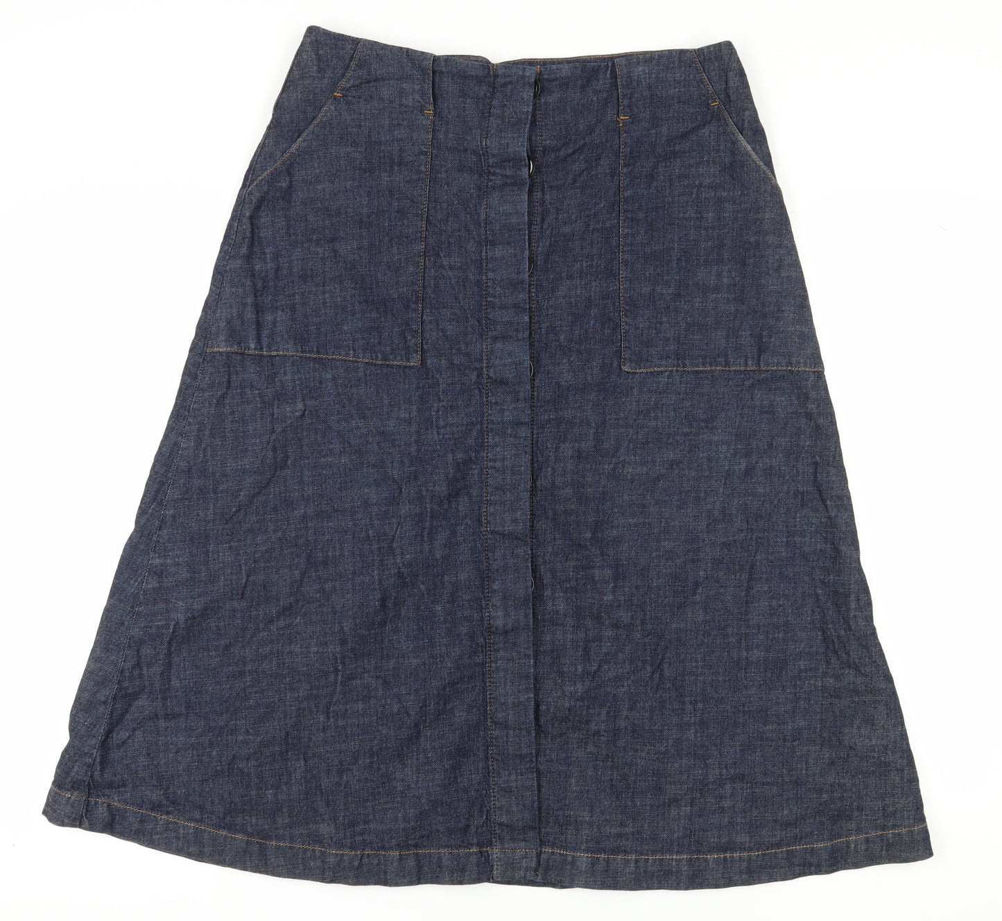 Next Women's Blue Denim A-Line Skirt Size 14