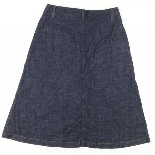 Next Women's Blue Denim A-Line Skirt Size 14