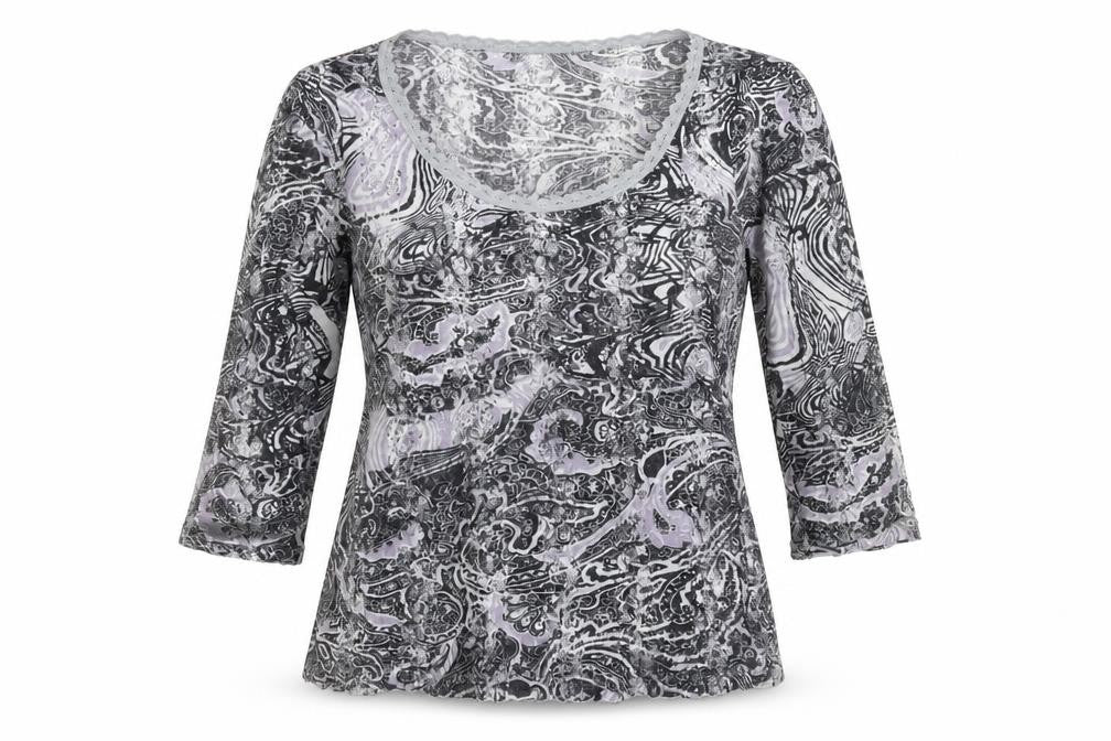Front view of Per Una Women's Multicoloured Jersey Blouse, size 16