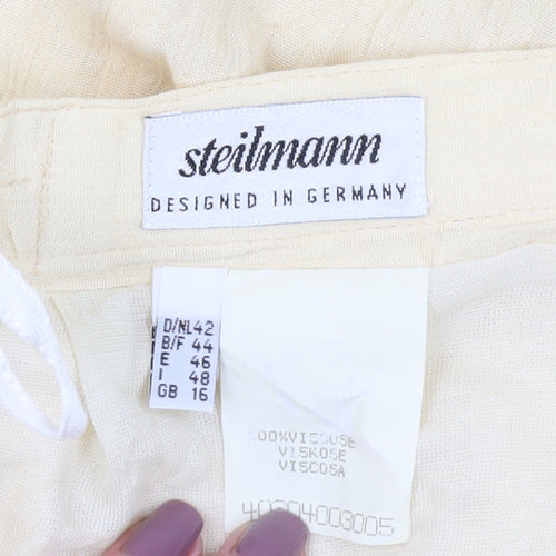 Steilmann Women's Ivory Midi Pencil Skirt, Size 16