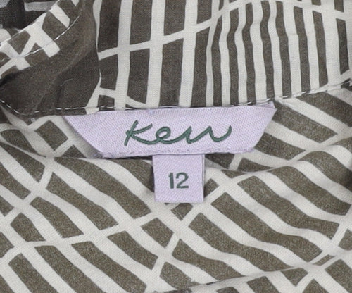 Kew Women's Multicoloured Floral Wrap Dress Size 12