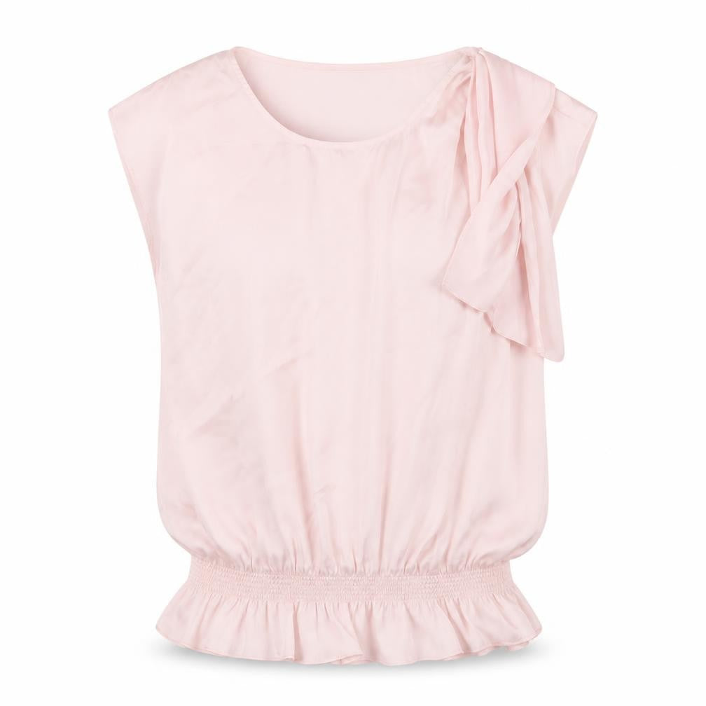 Front view of Jasper Conran Women’s Pink Tunic Blouse, size UK 12