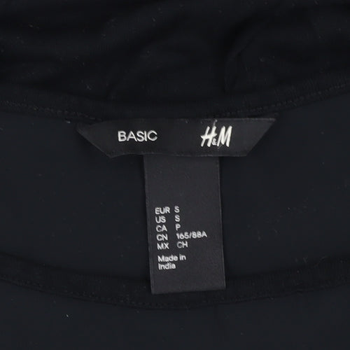 H&M Women's Black S Sleeveless Sheath Dress