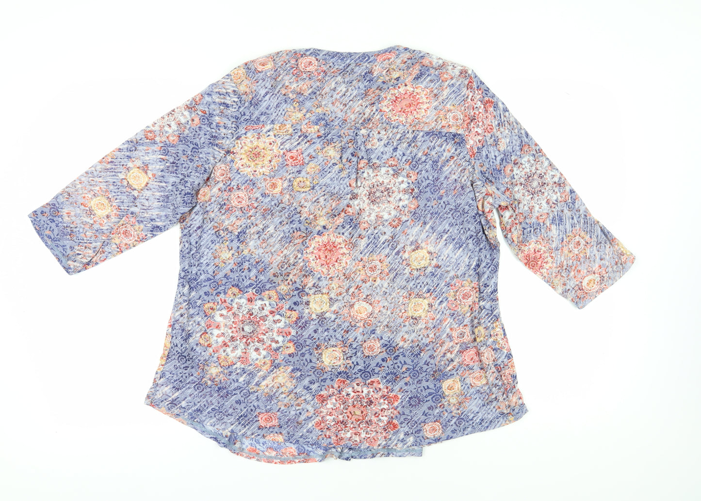 Marks & Spencer Women's Multicoloured Floral Tunic Blouse 22