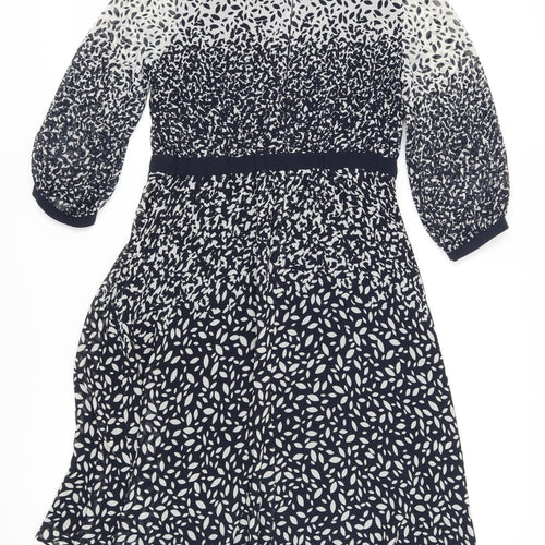 Marks and Spencer Women's Black Floral Fit & Flare Dress
