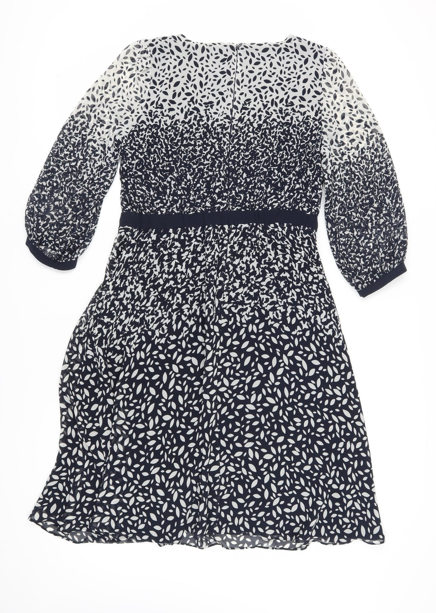Marks and Spencer Women's Black Floral Fit & Flare Dress