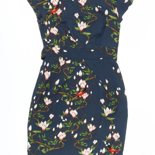 Darling Women's Multicoloured XS Floral Bodycon Dress
