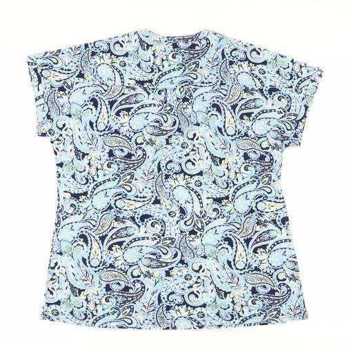 Damart Women's Multicoloured Paisley Tunic Blouse Size 18