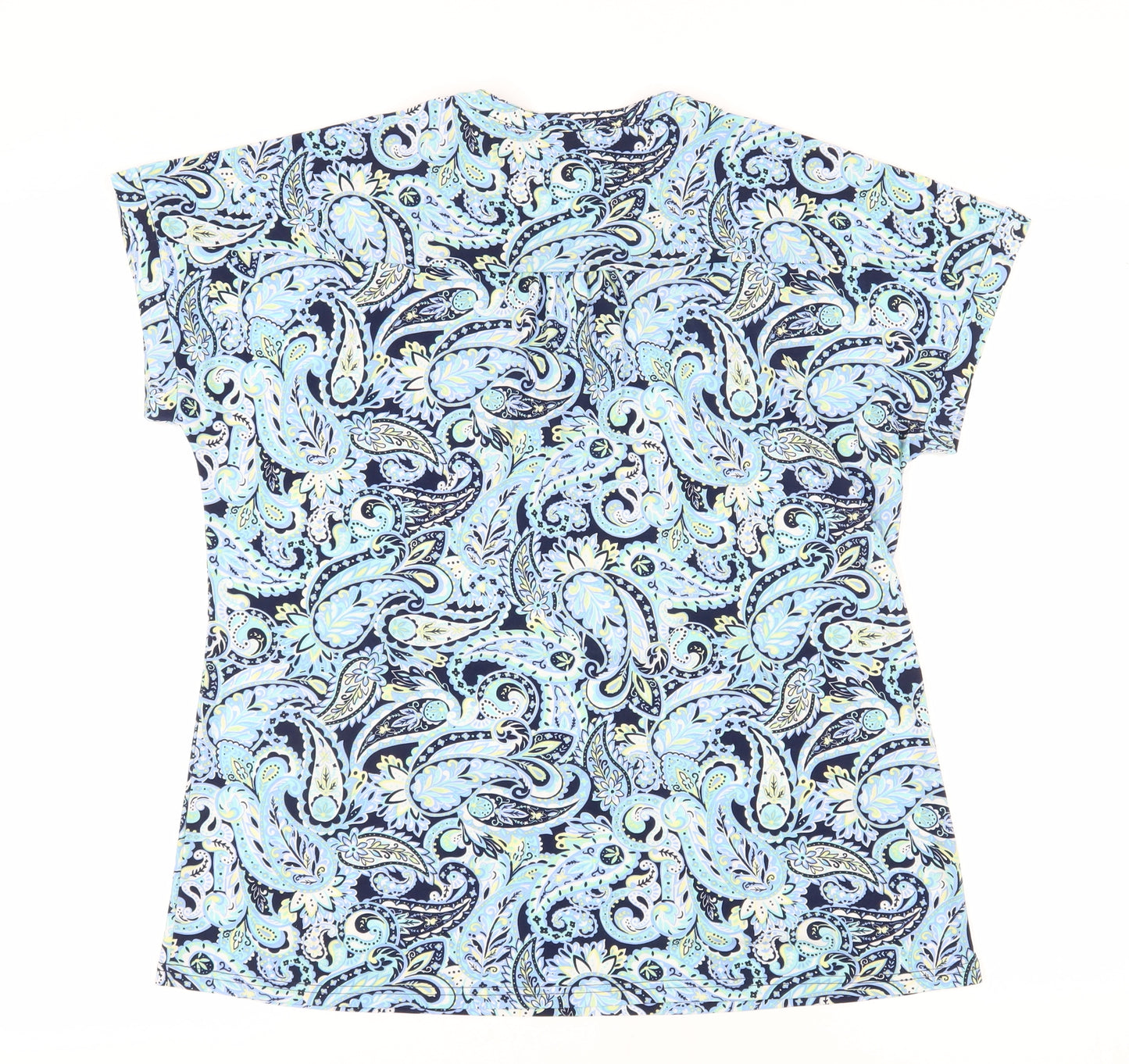 Damart Women's Multicoloured Paisley Tunic Blouse Size 18