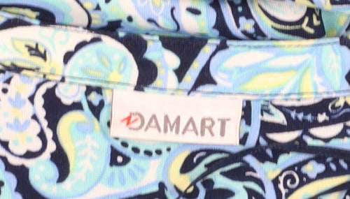Damart Women's Multicoloured Paisley Tunic Blouse Size 18