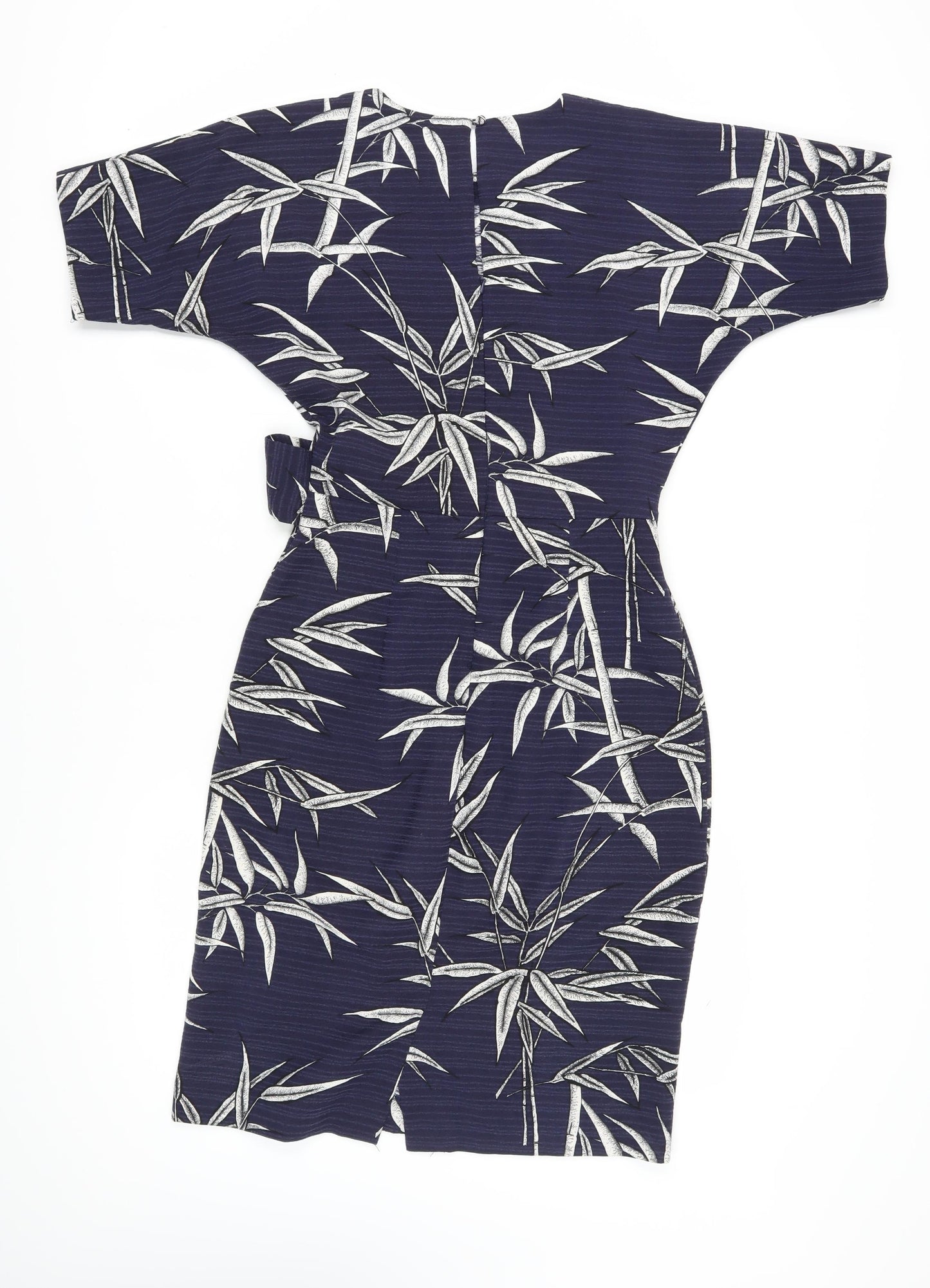 Warehouse Women's Blue Floral Shift Dress Size 10