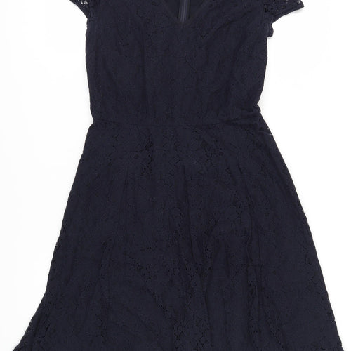 The White Company Women's Black A-Line Dress Size 10