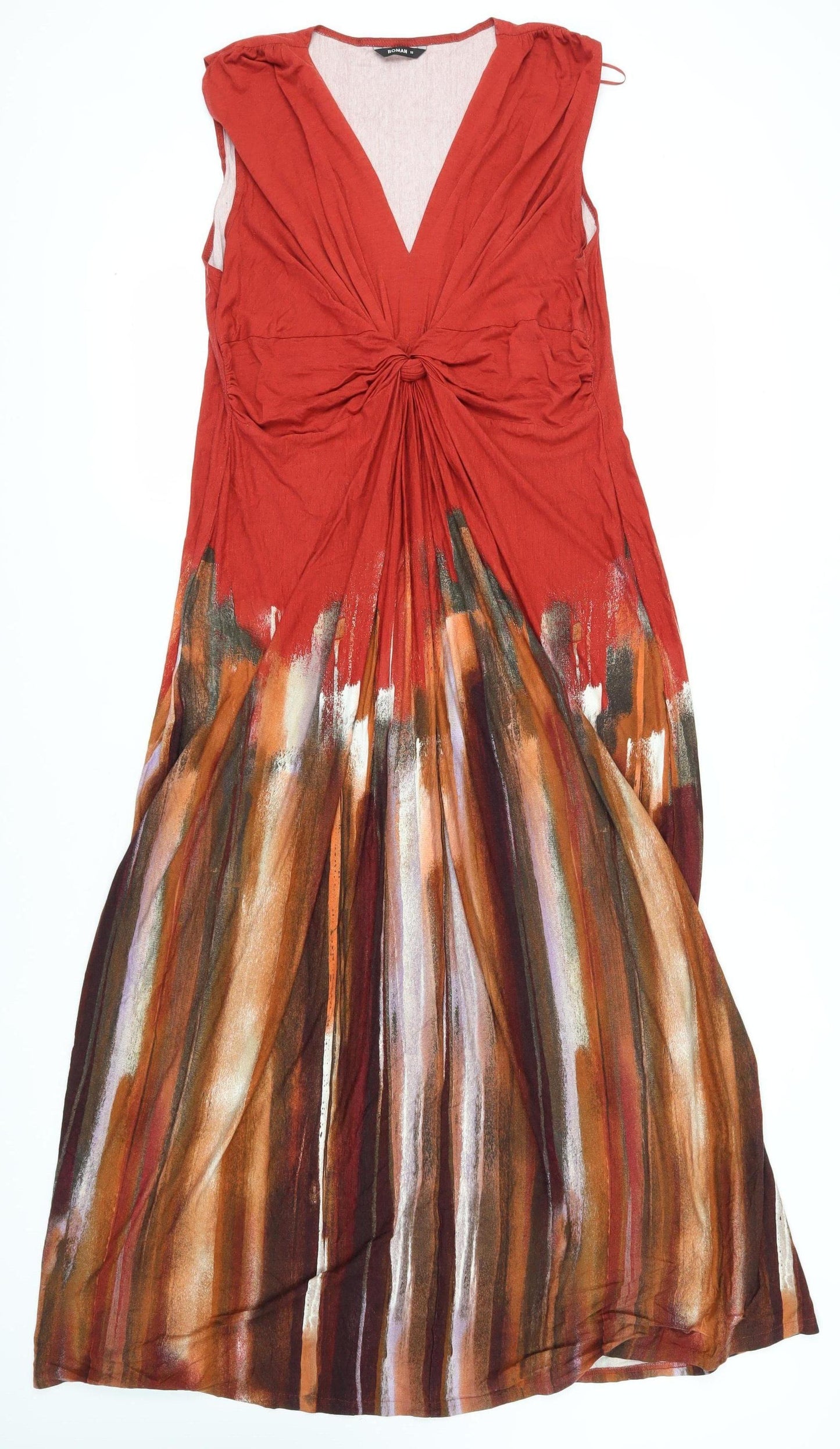 Roman Women's Multicoloured Maxi Dress Size 18
