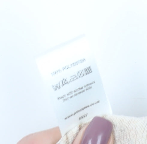 Principles Women's Beige Floral Wrap Dress Size 10