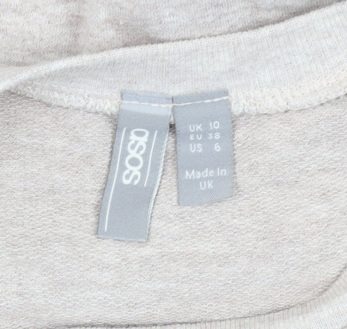 SOSO Women's Beige Shift Dress Size 10