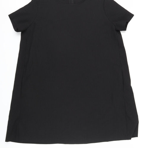 Benetton Women's Black Shift Dress L - Classic Office Style