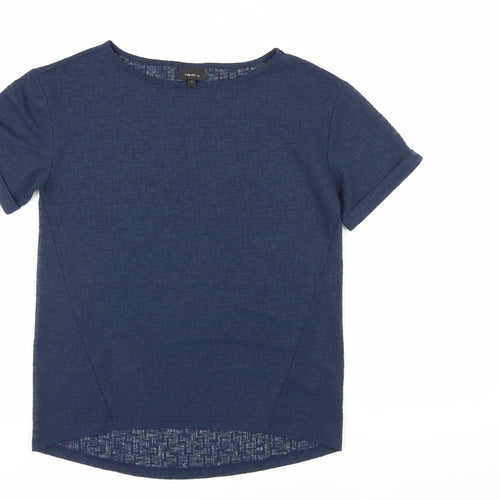 Next Women's Blue Basic T-Shirt, Size 6, Casual Wear