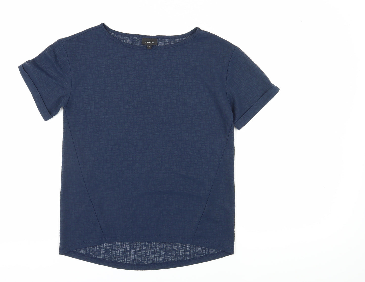 Next Women's Blue Basic T-Shirt, Size 6, Casual Wear