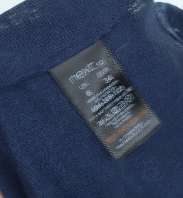 Next Women's Blue Basic T-Shirt, Size 6, Casual Wear