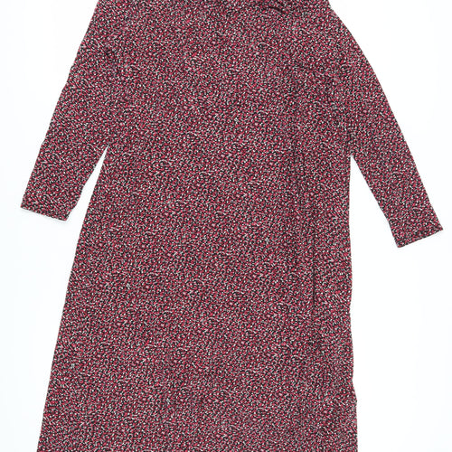 LIVE Women's Multi Midi Shift Dress, Size 22
