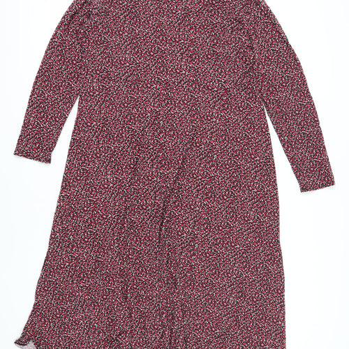 LIVE Women's Multi Midi Shift Dress, Size 22