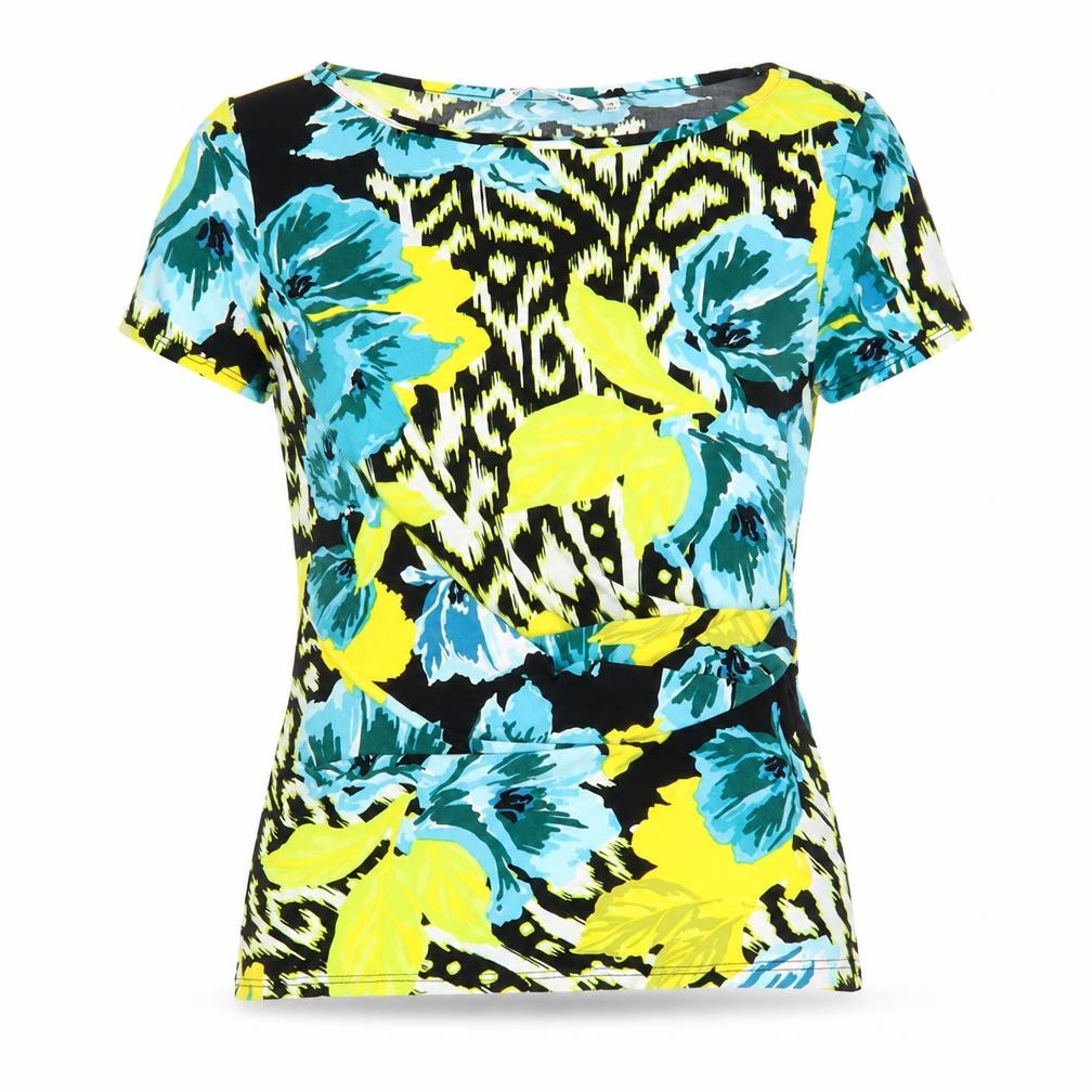 Debenhams Women's Multicolour Floral T-Shirt, Size 10 Petites