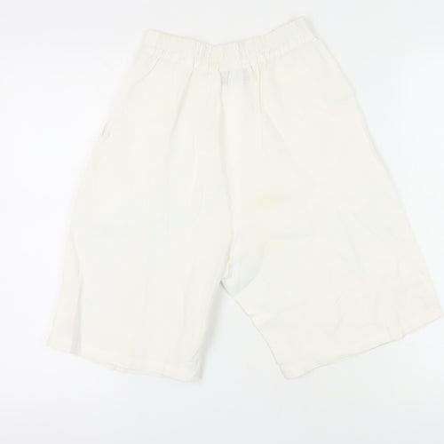 Monsoon Women's White Culotte Shorts Size 10