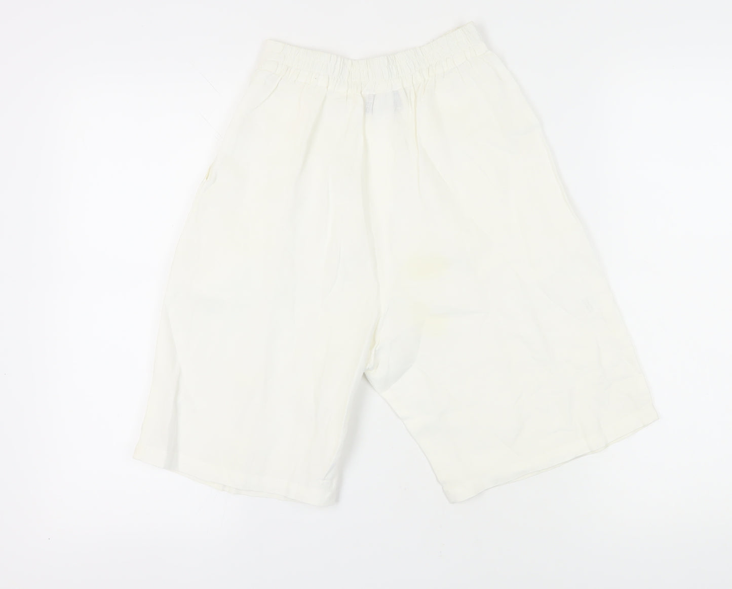 Monsoon Women's White Culotte Shorts Size 10