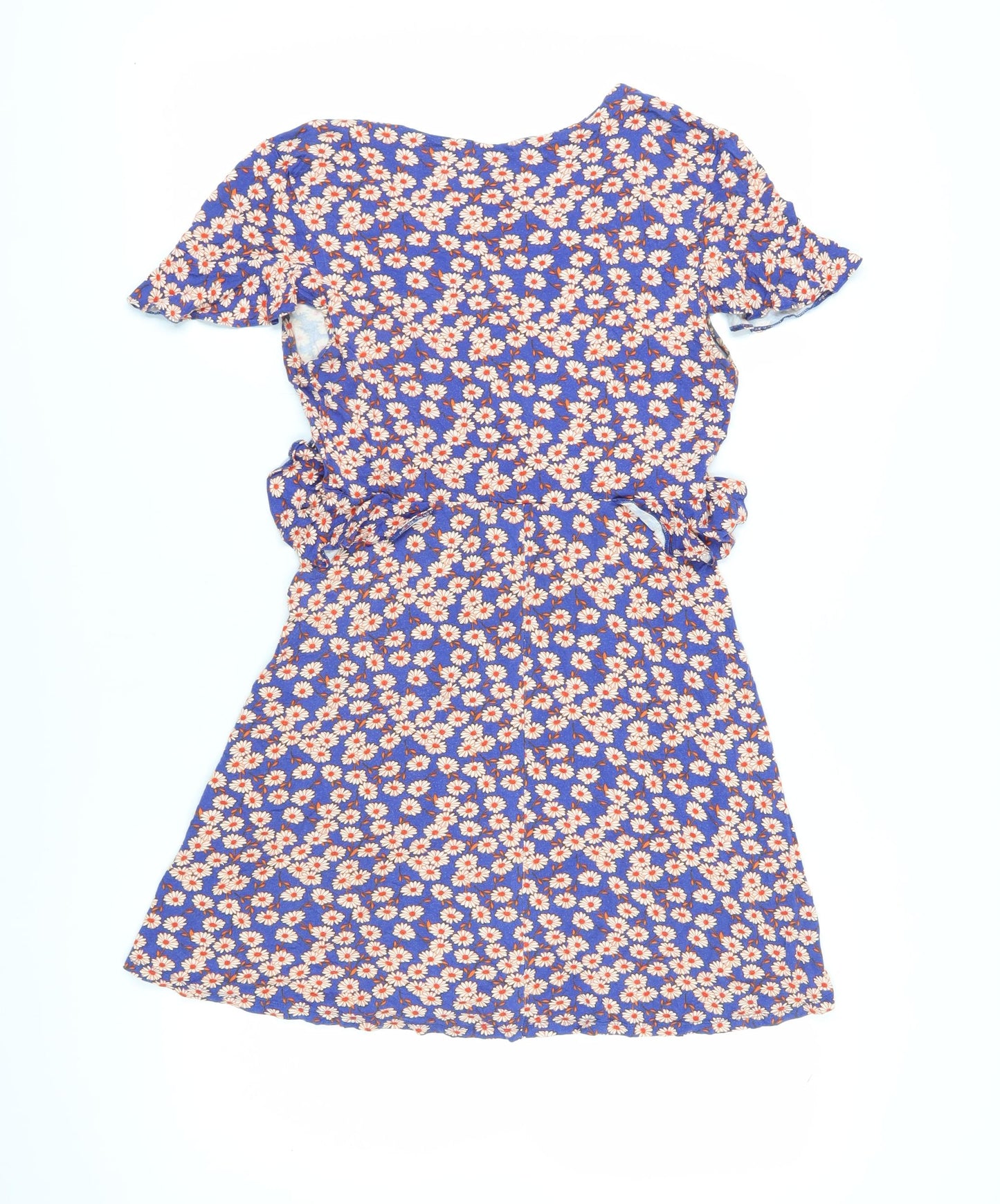 Topshop Women's Floral Wrap Dress Size 10