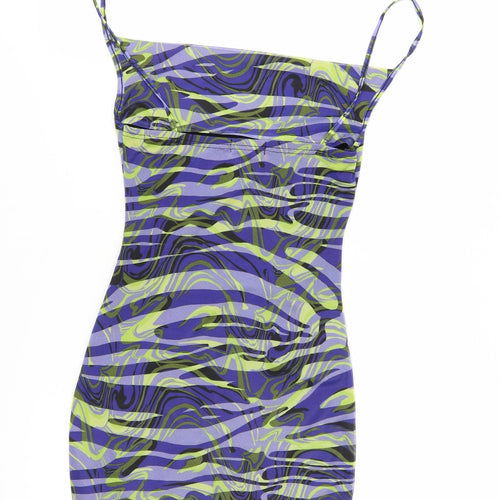 PrettyLittleThing Women's Multicoloured Bodycon Dress Size 6