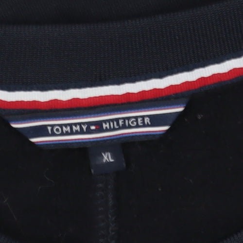 Tommy Hilfiger Men's Black XL Graphic Sweatshirt