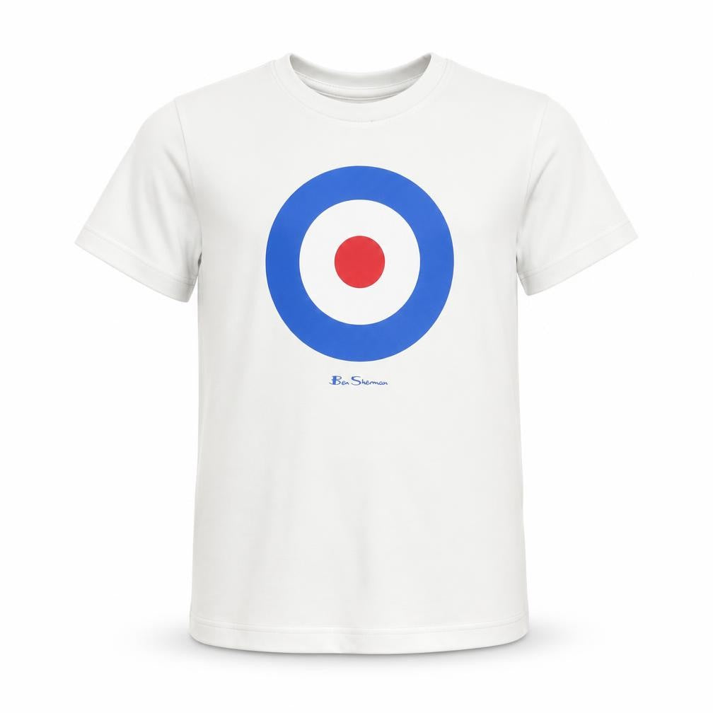 Ben Sherman Boys White Graphic T-Shirt 3-4 Years
