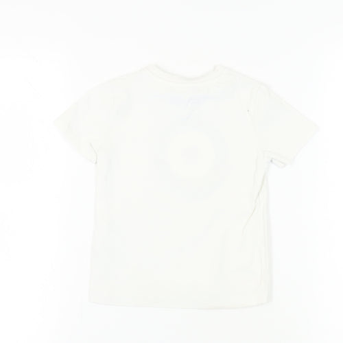 Ben Sherman Boys White Graphic T-Shirt 3-4 Years