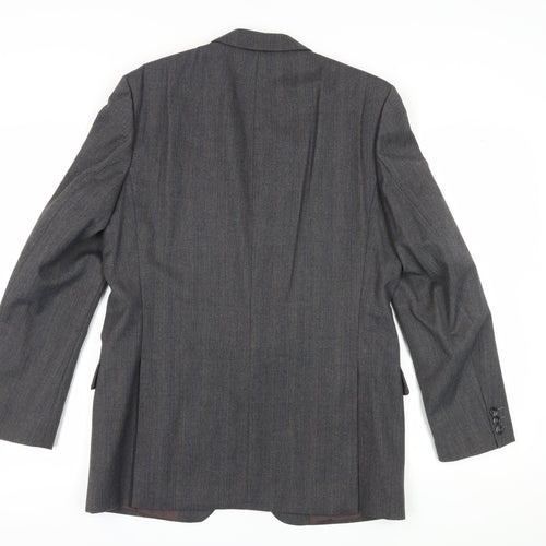 Bäumler Suit Grey stripe Jacket, size 52.