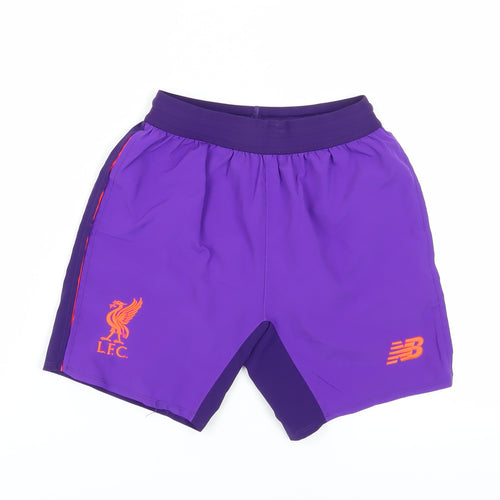 New Balance Boys Purple Athletic Shorts, Size 8, Quick Dry