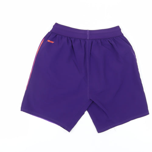 New Balance Boys Purple Athletic Shorts, Size 8, Quick Dry