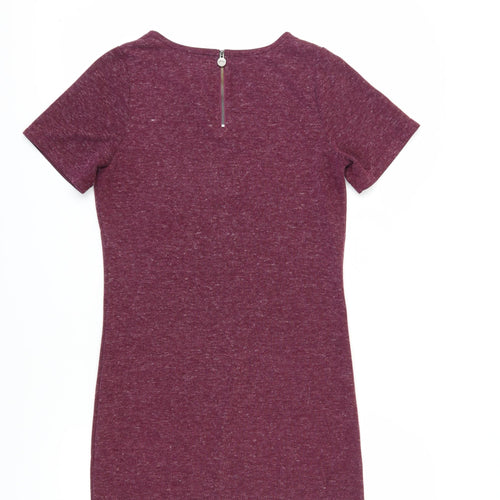 Firetrap Women's Purple Size 8 Bodycon Mini Dress