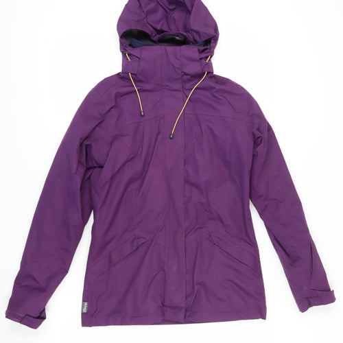 Tog 24 Women's Purple Hooded Jacket Size 10-12