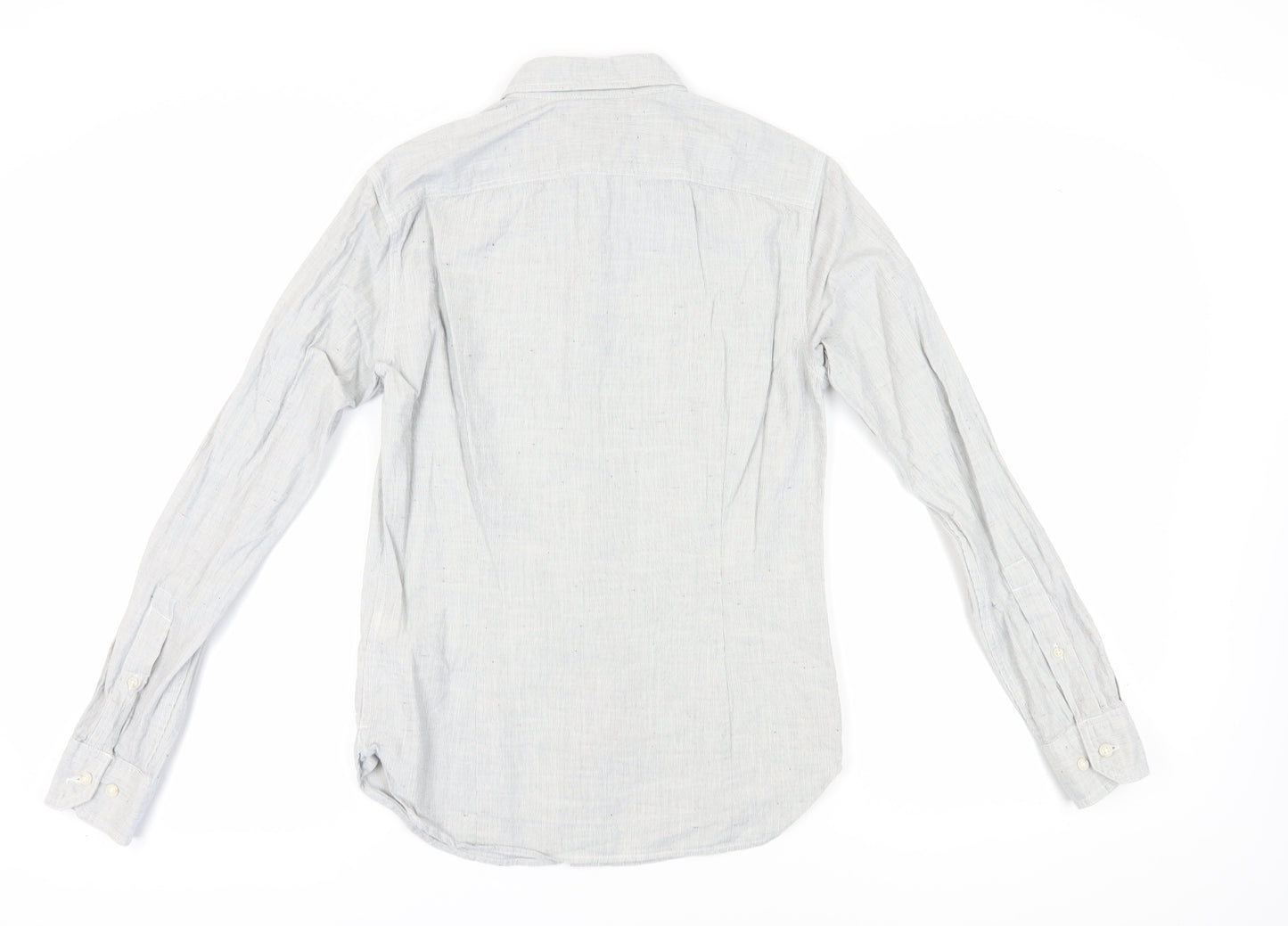 Banana Republic Men's Ivory Striped XS Casual Shirt