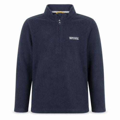 Regatta Boys Blue 1/4 Zip Fleece Sweatshirt, Age 11-12