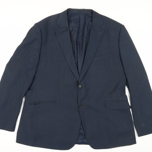 Dehavilland Men's Blue Blazer, Size 50, Regular Fit