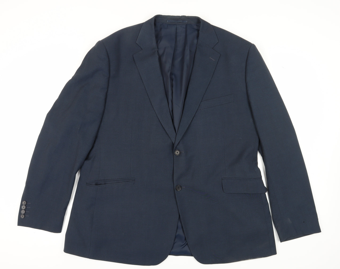 Dehavilland Men's Blue Blazer, Size 50, Regular Fit