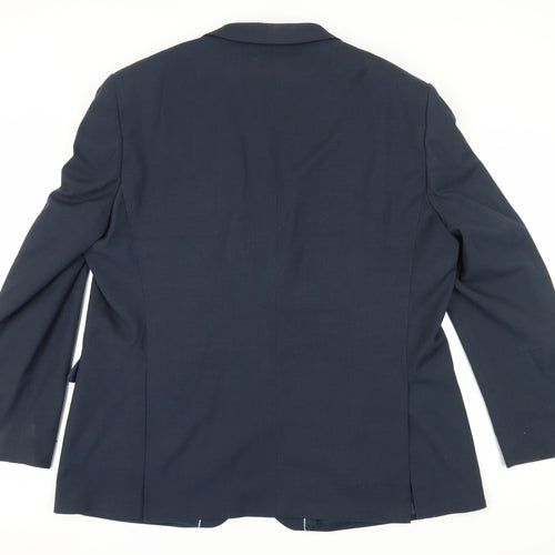 Dehavilland Men's Blue Blazer, Size 50, Regular Fit