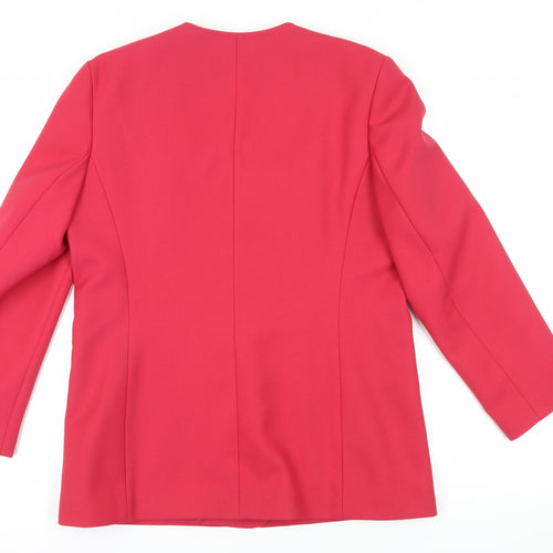 Eastex Women's Red Regular Fit Suit Jacket Size 12