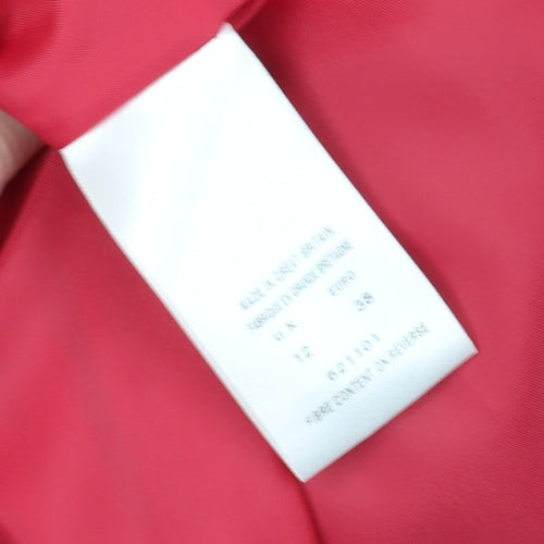 Eastex Women's Red Regular Fit Suit Jacket Size 12