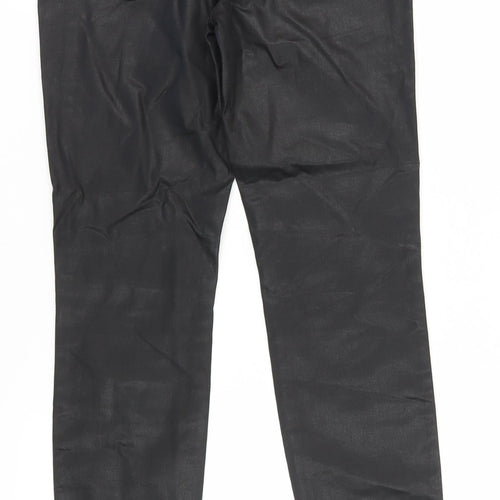 Massimo Dutti Women's Black Skinny Trousers Size 12