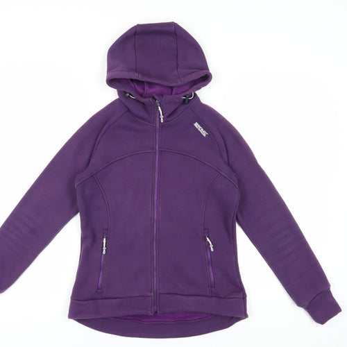 Regatta Women's Purple Jacket Size 10 Hooded Casual