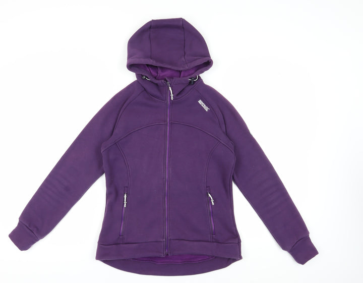 Regatta Women's Purple Jacket Size 10 Hooded Casual