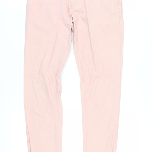 Roxy Women's Pink Chino Trousers XS Comfortable